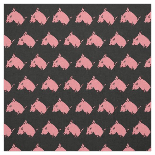 Fliegen-Schwein-Gewebe Stoff (Muster)