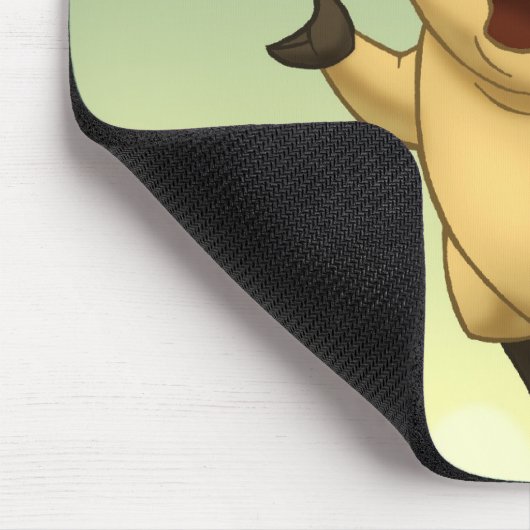 Fliegen-Schwein Mousepad (Ecke)