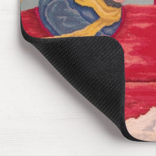 Fliegen-Schwein Mousepad (Ecke)