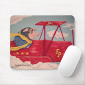 Fliegen-Schwein Mousepad (Mit Mouse)