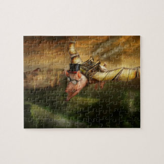 Fliegen-Schwein - Steampunk - die Fliegenschweine Puzzle