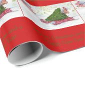 Fliegen-Schweine holen Zuhause den perfekten Geschenkpapier (Rolleneckpunkt)