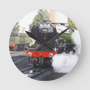 Fliegen Scotsman Runde Wanduhr