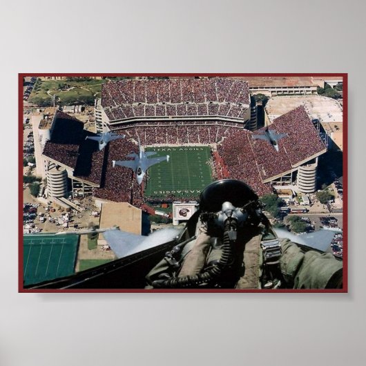 Fliegen Sie bei Kyle Field Poster (Vorne)