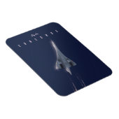 Fliegen Sie das Concorde Travel Poster Magnet (Rechte Seite)