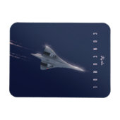 Fliegen Sie das Concorde Travel Poster Magnet (Horizontal)