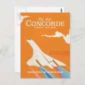 Fliegen Sie den Koncorde Postkarte (Vorne/Hinten)