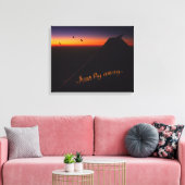 Fliegen Sie einfach weg Leinwanddruck (Insitu (Wohnzimmer))