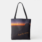 Fliegen Sie einfach weg Tasche (Rückseite)