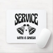 Fliegen Sie hoch mit jedem Shuttle Badminton Playe Mousepad (Mit Mouse)