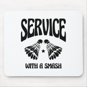 Fliegen Sie hoch mit jedem Shuttle Badminton Playe Mousepad