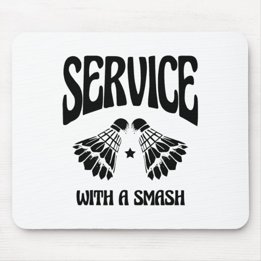 Fliegen Sie hoch mit jedem Shuttle Badminton Playe Mousepad (Vorne)