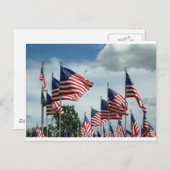 Fliegen Sie Ihre Flagge Postkarte (Vorne/Hinten)