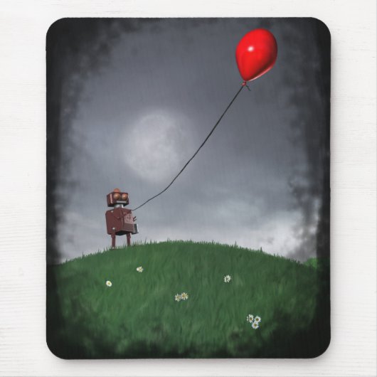 Fliegen Sie Ihren kleinen roten Baloon Mousepad (Vorne)
