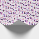 Fliegen Sie ins All! Geschenkpapier (Ecke)