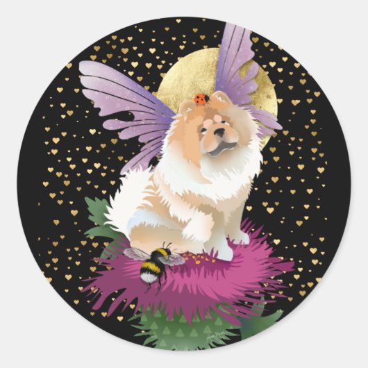 FLIEGEN SIE MICH ZUM MOND - Größe auswählen - Rund Runder Aufkleber (Vorderseite)