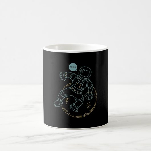 Fliegen Sie mich zum Mond Kaffeetasse (Mittel)