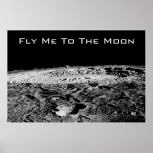 Fliegen Sie mich zum Mond Poster