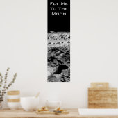 Fliegen Sie mich zum Mond Poster (Küche)