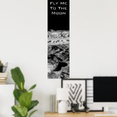 Fliegen Sie mich zum Mond Poster (Heimbüro)