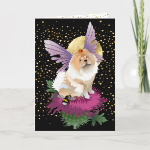 FLIEGEN SIE MICH ZUM MUND - Chow Art Cards Feiertagskarte