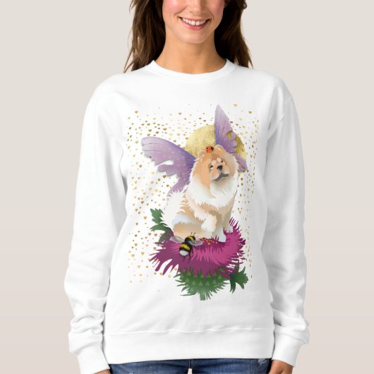 FLIEGEN SIE MICH ZUM MUND - Chow Sweatshirt- blass Sweatshirt (Vorderseite)