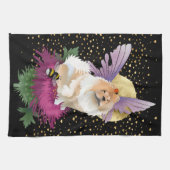 FLIEGEN SIE MIR IN DIE MOON Küchenhandtuch blK Hin Geschirrtuch (Horizontal)