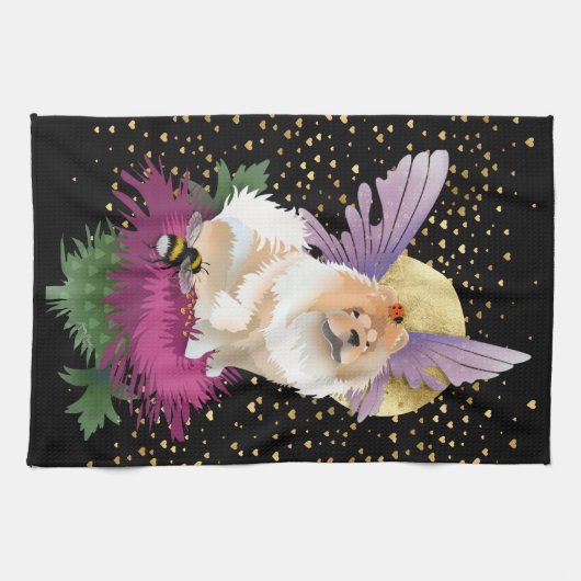 FLIEGEN SIE MIR IN DIE MOON Küchenhandtuch blK Hin Geschirrtuch (Horizontal)