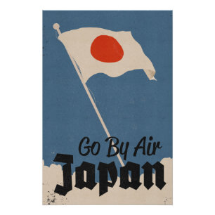 Fliegen Sie mit Air Japan Poster