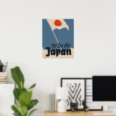 Fliegen Sie mit Air Japan Poster (Heimbüro)