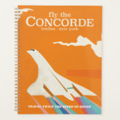 Fliegen Sie mit der Concorde Planer (Vorderseite)