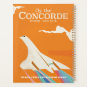 Fliegen Sie mit der Concorde Planer (Rückseite)