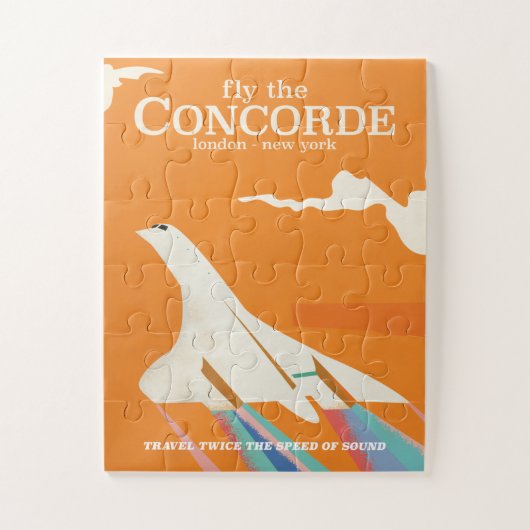 Fliegen Sie mit der Concorde Puzzle (Vertikal)
