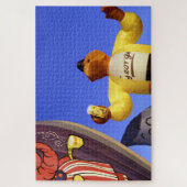 Fliegen Sie mit George. Puzzle (Vertikal)
