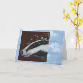 Fliegen Sie mit meiner Karte (Gelbe Blume)