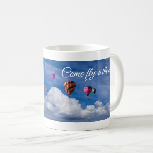 "Fliegen Sie mit mir! Filme" Kaffeetasse (VorderseiteRechts)