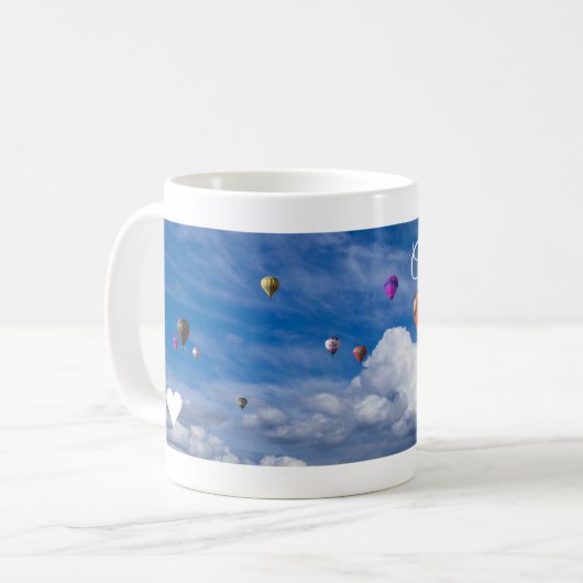 "Fliegen Sie mit mir! Filme" Kaffeetasse (Vorderseite Links)