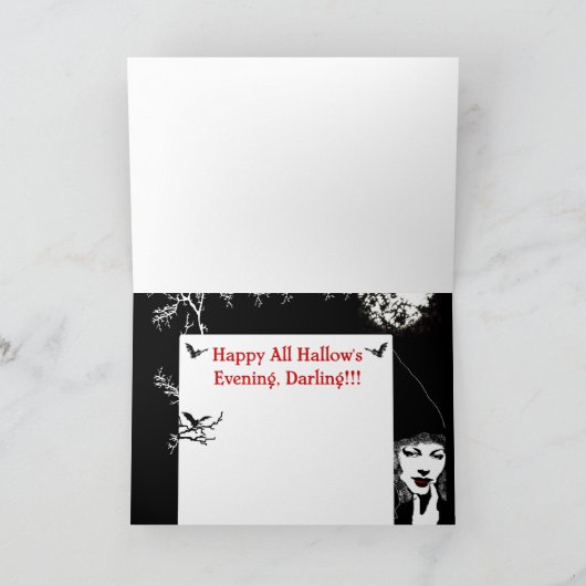 Fliegen Sie mit mir! Karte (Innenseite)