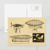 Fliegen Sie mit mir Postkarte (Vorne/Hinten)