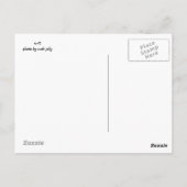 Fliegen Sie mit mir Postkarte (Rückseite)