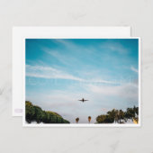 Fliegen Sie mit mir Postkarte (Vorne/Hinten)