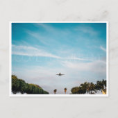 Fliegen Sie mit mir Postkarte (Vorderseite)