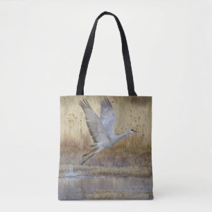 Fliegen Sie mit mir Sandhill Crane Tasche