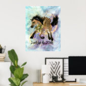 Fliegen Sie nicht einfach so. Poster (Heimbüro)