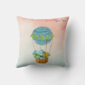 Fliegen Sie so hoch wie möglich Kissen (Rückseite)