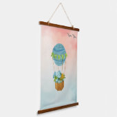 Fliegen Sie so hoch wie möglich Wandteppich Mit Holzrahmen (Gewinkelt)