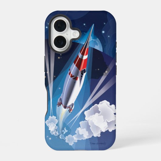 Fliegen Sie TWA: iPhone 16 Hülle (Rückseite)