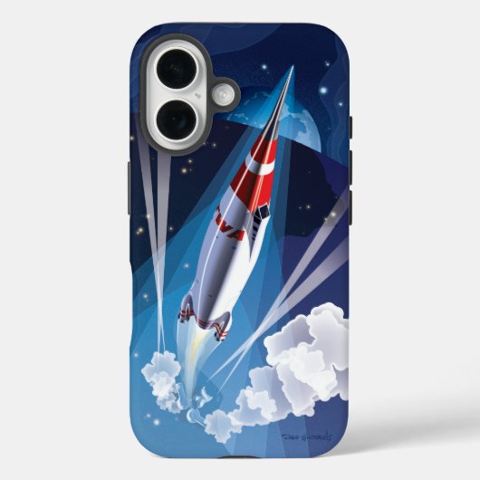 Fliegen Sie TWA: iPhone 16 Hülle (Rückseite)
