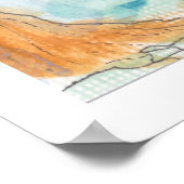 Fliegen Sie weg mit meinem Poster (Ecke)