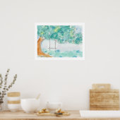 Fliegen Sie weg mit meinem Poster (Küche)